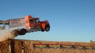 Semi jump world record Truck Jump