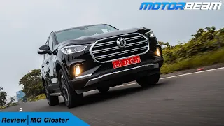 MG Gloster Review - Prado Rival At Fortuner Price? | MotorBeam