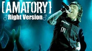 ♂️[AMATORY] / Поцелуй мою кровь (Right Version)♂️