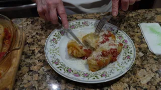 Italian Grandma Makes Stuffed Cabbage