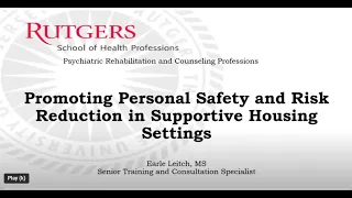 FCS: Promoting Personal Safety and Risk Reduction in Supportive Housing Settings