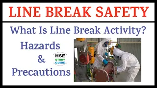 Line Break Safety | Line Break Activity Hazards & Precautions | Line Break Activity| HSE STUDY GUIDE