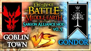 GOBLIN TOWN Ordusu vs GONDOR Ordusu | The Battle for Middle-earth / Faction Wars #4