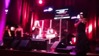 Brie sings at rising star karaoke