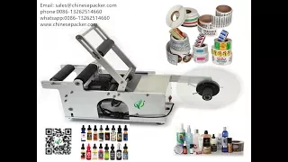 manual label applicator system with coding machine semi automatic labeler supplier