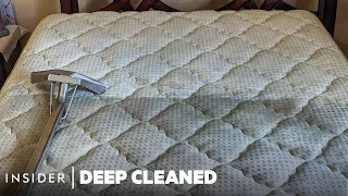How 7 Years Of Dirt Is Deep Cleaned From Mattresses | Deep Cleaned