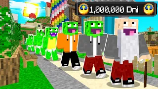 Przeżyłem 1.000.000 DNI w MINECRAFT! 👶🏻⌛👴🏻