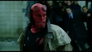 HELLBOY  vs  SAMAEL battle 2  Movie Hellboy ( 2004 )