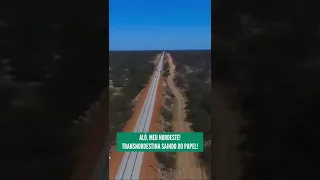 Bolsonaro fazendo mais uma grande obra pra mudar o Nordeste, Transnordestina, passa PE, PI, CE.🇧🇷