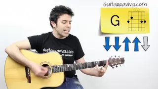 Como tocar Hombres G en guitarra Marta Tiene Un Marcapasos acordes y ritmo tutorial guitarra