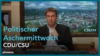 Politischer Aschermittwoch von CDU/CSU am 17.02.21