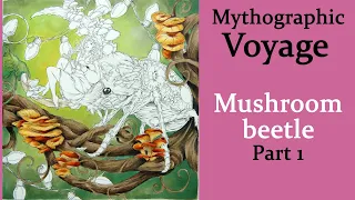 Mushrooms beetle. Part 1 #Coloring in 'Mythographic: Voyage'