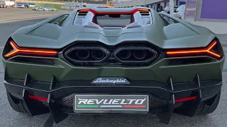 NEW 2024 Lamborghini Revuelto! + V12 SOUNDCHECK! Interior Exterior 4K Aventador Replacement