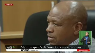 Former North West Premier Supra Mahumapelo's defamation case against Revolutionary Council continues