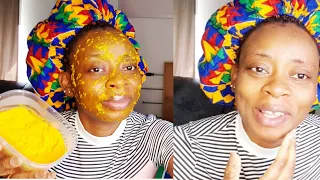 How To Use Turmeric And Banana To Brighten Skin In 9 Minutes You Will Never Have Black Spots // Acne