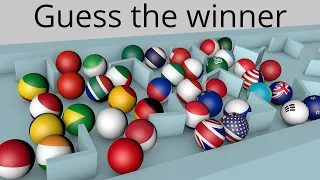 Countryballs Marble Race 3D | 40 Countries Marble Race Cup