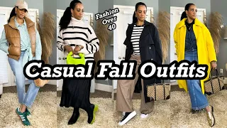 WHAT I WORE IN A WEEK | EASY CASUAL REALISTIC FALL OUTFITS 2022 | FALL OUTFIT IDEAS | Crystal Momon