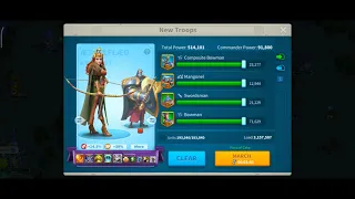 Protect the supplies level 20 attempt - F2P 9m account - Rise of Kingdoms