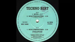 Techno Bert - Neue Dimensionen (Instrumental) 1990