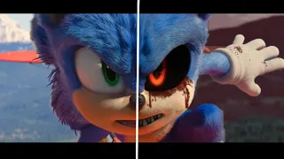 SONIC Movie 2 OLD Design VS NEW Design (SONIC 2 VS SONIC EXE)