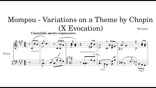 Federico Mompou: Variations on a Theme by Chopin (X Evocation)