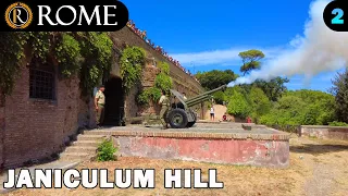 Rome guided tour ➧ Janiculum Hill (2) [4K Ultra HD]