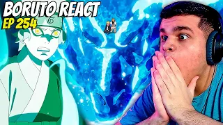 O FIM DA GUERRA! O DRAGÃO DO MAR! BORUTO EP 254 REACT