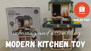 Affordable Modern Kitchen Toy Set | Unboxing and Assembling