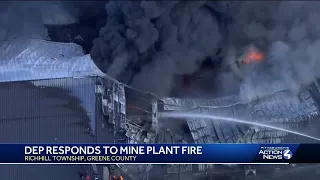 Fire at Bailey Prep Plant in Greene County under investigation