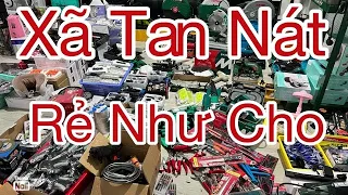 Đại hạ giá xã tan nát ống nhòm,đo huyết áp,kính lúp,đèn bão, đèn pin Nhật, máy Hàn, nồi cơm, nồi lẩu