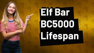 How many days should an Elf Bar BC5000 last?