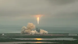 Liftoff in UHD of SpaceX Falcon 9 on CRS 10 Mission f308