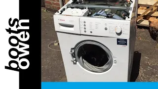 Bosch washing machine eats its own ballast: washing machine destruction