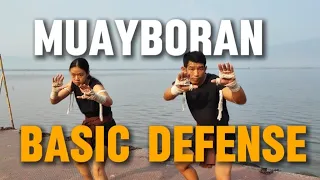 Muayboran basic defense