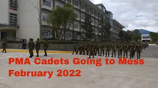 PMA Cadets going to Mess
