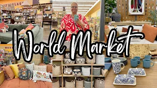 WORLD MARKET SHOP WITH ME • Summer Decor and Furniture Sale