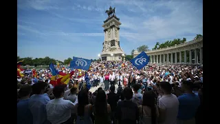 Feijóo, Díaz Ayuso y Almeida intervienen en el acto "Pasar página e iniciar el cambio en España"