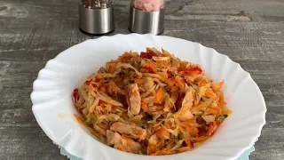 ТАКУЮ ВКУСНУЮ КАПУСТУ ВЫ ЕЩЕ НЕ ПРОБОВАЛИ #капустатушеная