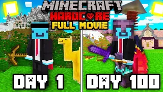 I Survived 100 Days in Minecraft Hardcore... FULL MOVIE!