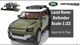 Land Rover Defender Diecast 1:22 Scale Model: Unboxing and Detailed Review