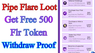 How to get free 500 Flr token instantly || Make money online without investment withdraw proof