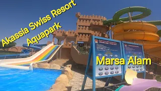 Aquapark - Akassia Swiss Resort, Egipt, Marsa Alam,  water slides, Egypt