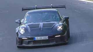 2022 Porsche 992 GT3 RS Continues Testing HARD on Nurburgring!