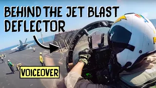 Narrated US Navy Flight Deck Operations and Catapult Launch