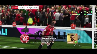 Manchester United vs Luton (Scenario) Dream league Soccer