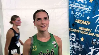 Olivia Markezich expects the 2024 NCAA steeple final will be fast
