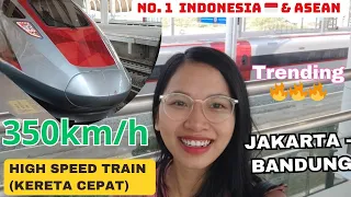 [4K] PERTAMA KALI ORANG VIETNAM NAIK KERETA CEPAT || BANDUNG-JAKARTA