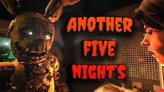 [FNaF|SFM|Short] Another Five Night's | Short Animation