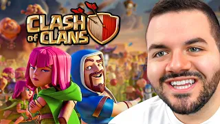 🔴LIVE - FIRST TIME PLAYING CLASH OF CLANS!