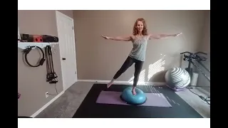 Advanced Pilates with a BOSU (could use the floor in place of BOSU) #129